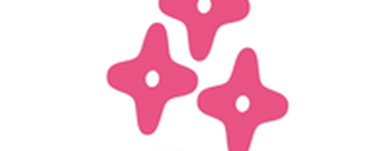 Logo featuring three pink star shapes arranged in a triangular formation above the text "NPO法人 ハナラボ," which is presented in both English and Japanese.