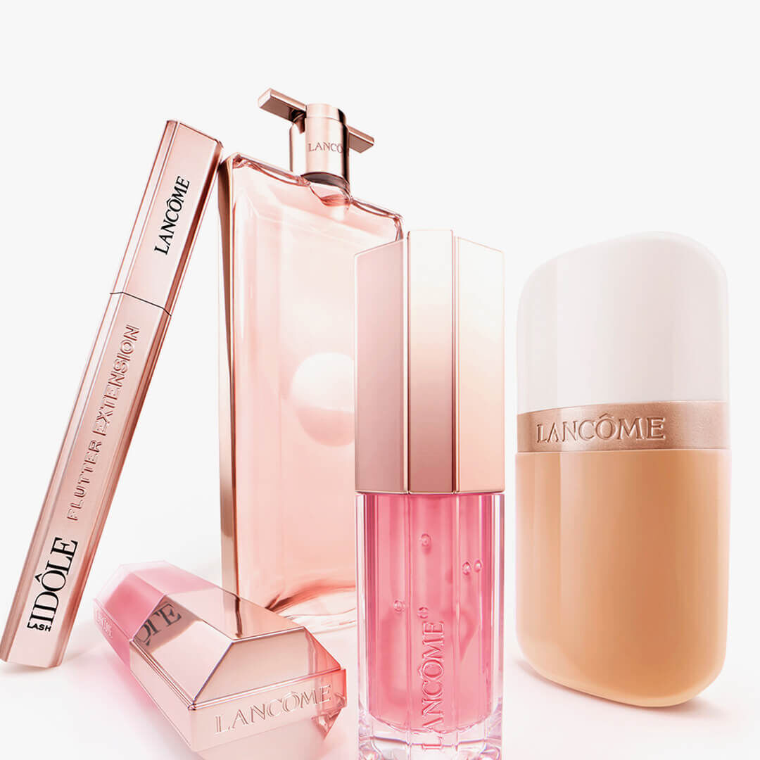 Lancome products visual az ajandekszettek illusztraciojahoz