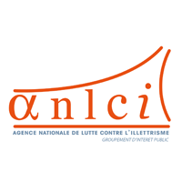 Logo of the French National Agency for the Fight Against Illiteracy (ANLCI), featuring the acronym "anlci" in lowercase orange letters and the full name in French.